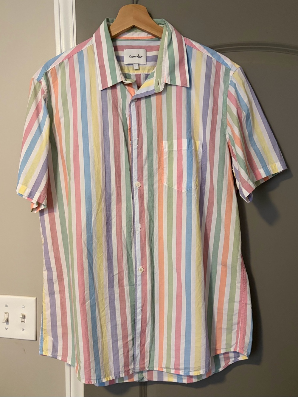 Steven Alan Vintage Pastel Button Down